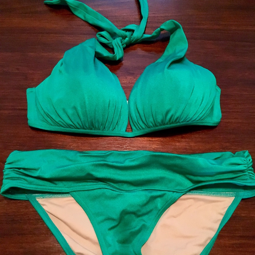 Green Victoria secret bikini